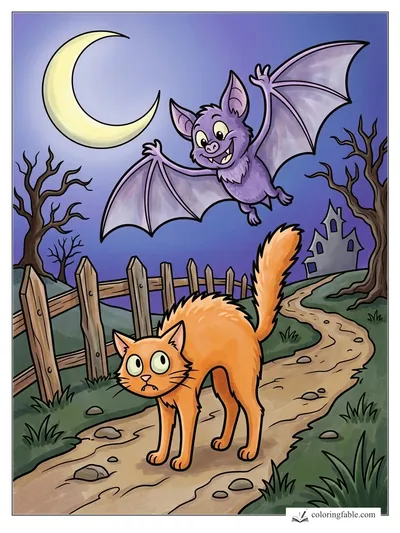 Colored example of this coloring page