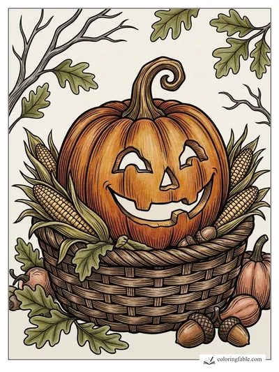 Colored example of this coloring page