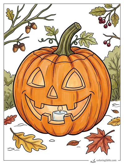 Colored example of this coloring page
