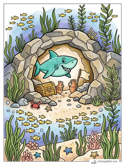 Colored example of this coloring page