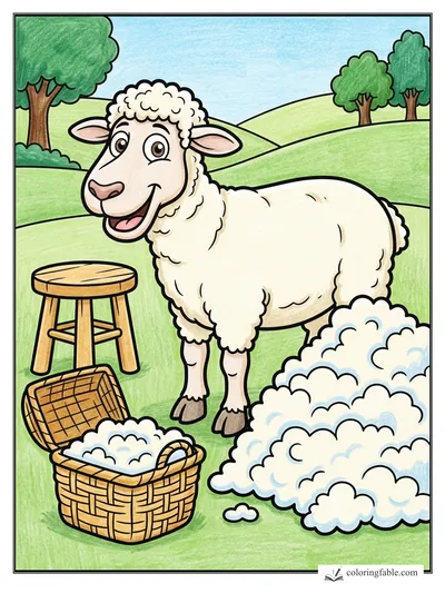 Colored example of this coloring page