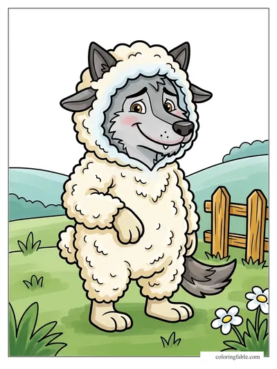 Colored example of this coloring page