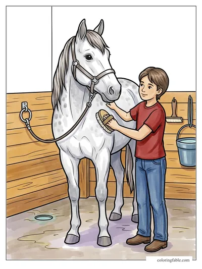 Colored example of this coloring page