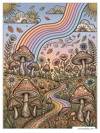 Colored example of this coloring page