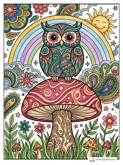 Colored example of this coloring page