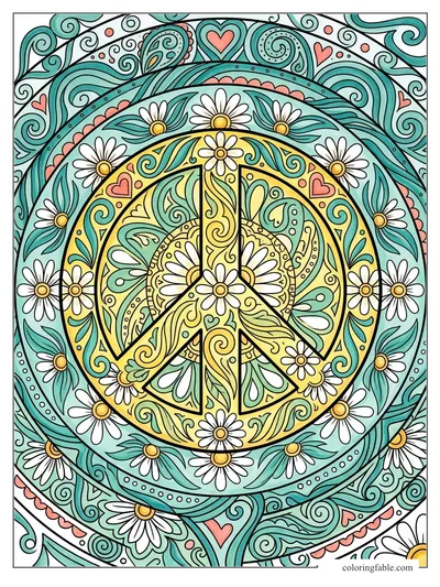 Colored example of this coloring page