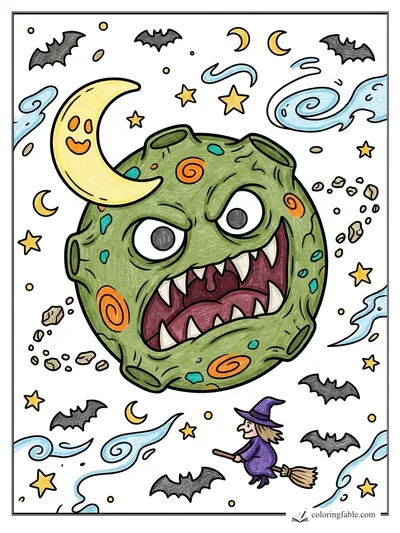 Colored example of this coloring page