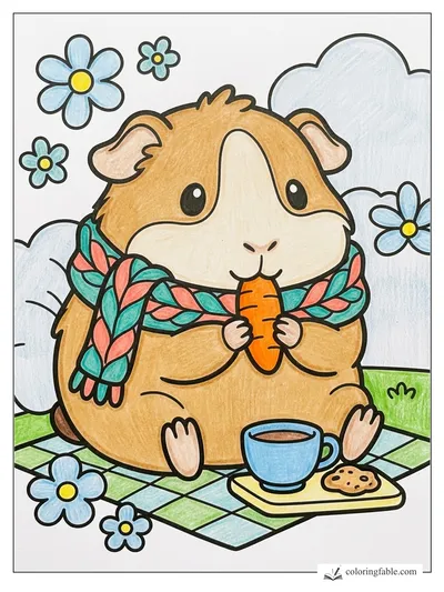 Colored example of this coloring page