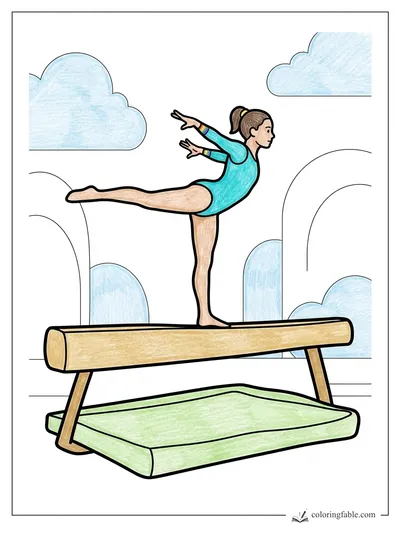 Colored example of this coloring page