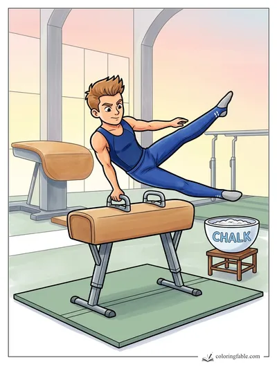 Colored example of this coloring page