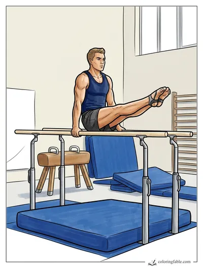 Colored example of this coloring page
