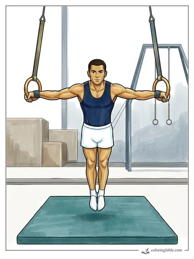 Colored example of this coloring page