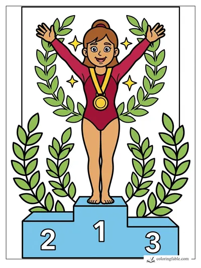 Colored example of this coloring page