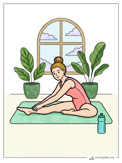 Colored example of this coloring page