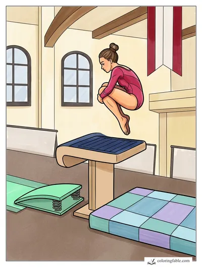 Colored example of this coloring page