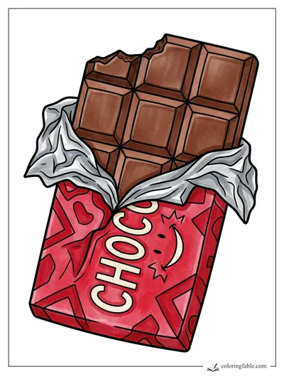 Colored example of this coloring page