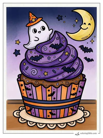 Colored example of this coloring page