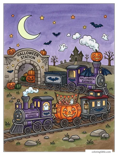 Colored example of this coloring page