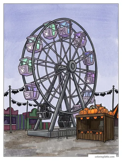 Colored example of this coloring page