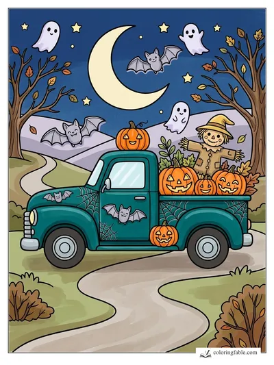 Colored example of this coloring page