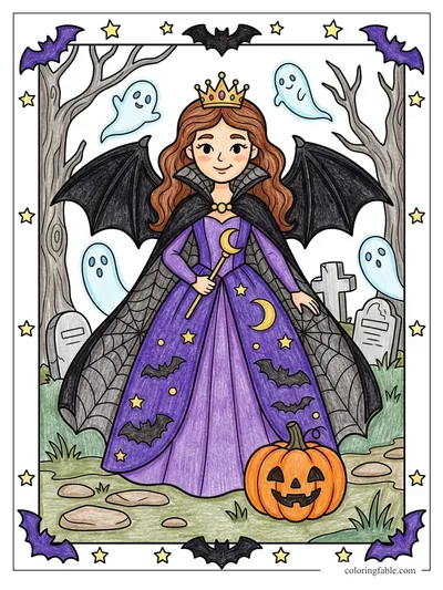 Colored example of this coloring page