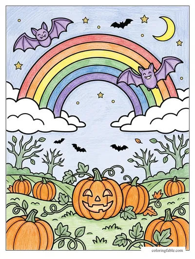 Colored example of this coloring page