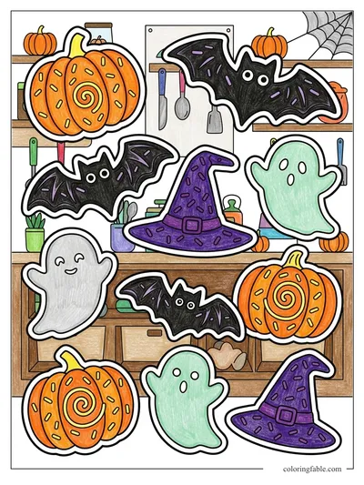 Colored example of this coloring page