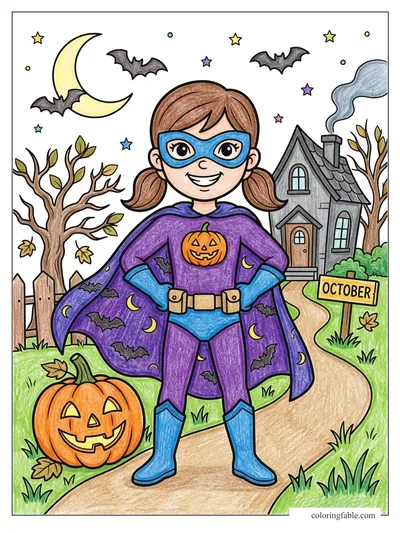 Colored example of this coloring page