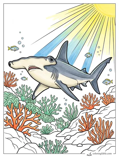 Colored example of this coloring page