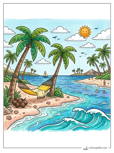 Colored example of this coloring page