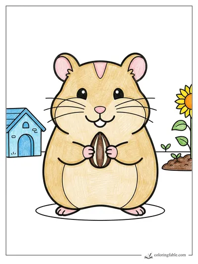 Colored example of this coloring page