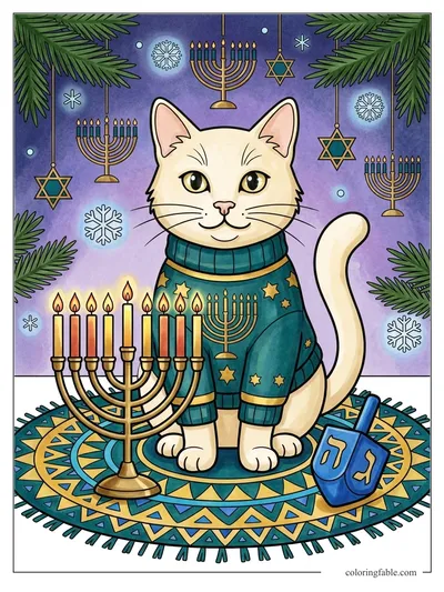 Colored example of this coloring page
