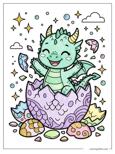 Colored example of this coloring page