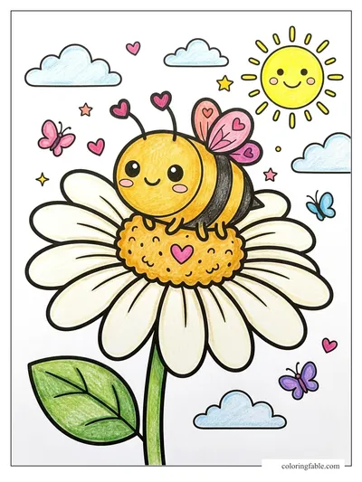 Colored example of this coloring page