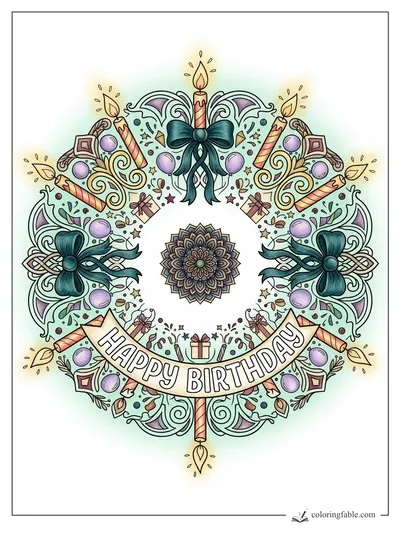 Colored example of this coloring page