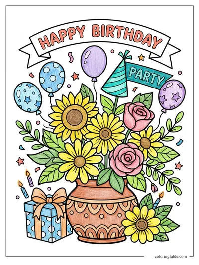 Colored example of this coloring page