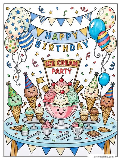 Colored example of this coloring page