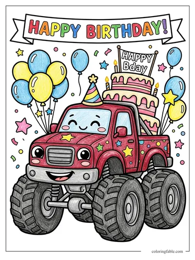 Colored example of this coloring page