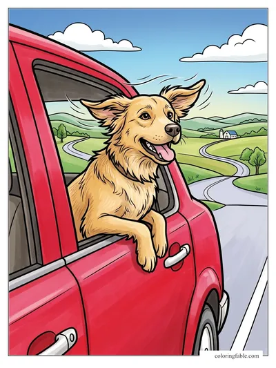Colored example of this coloring page