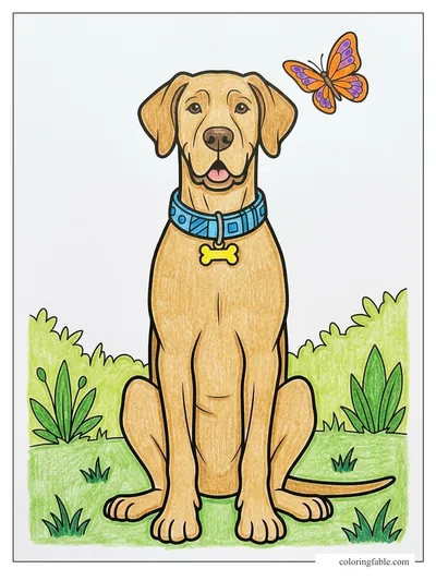 Colored example of this coloring page