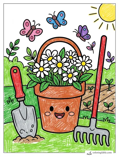 Colored example of this coloring page