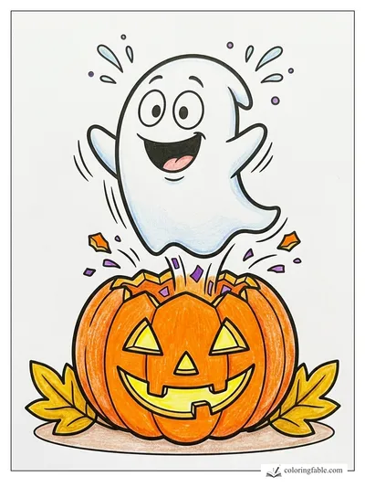 Colored example of this coloring page