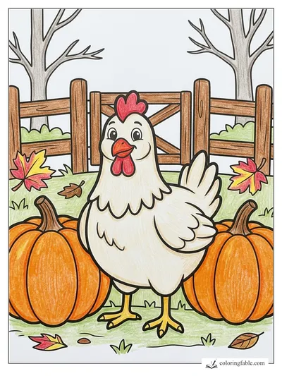 Colored example of this coloring page