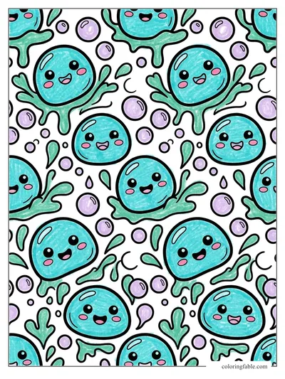 Colored example of this coloring page