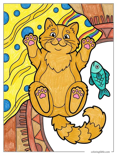 Colored example of this coloring page