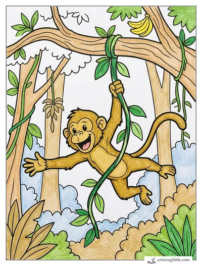 Colored example of this coloring page