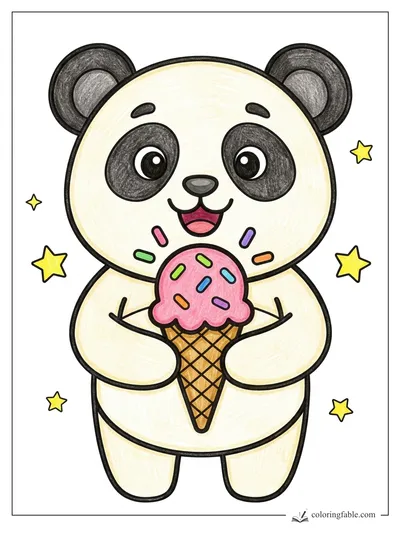 Colored example of this coloring page