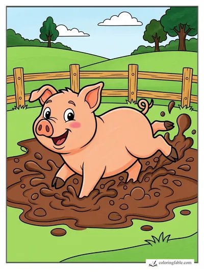 Colored example of this coloring page