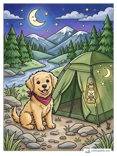 Colored example of this coloring page