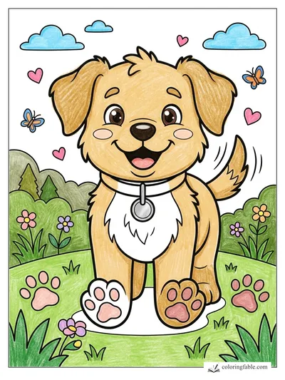 Colored example of this coloring page